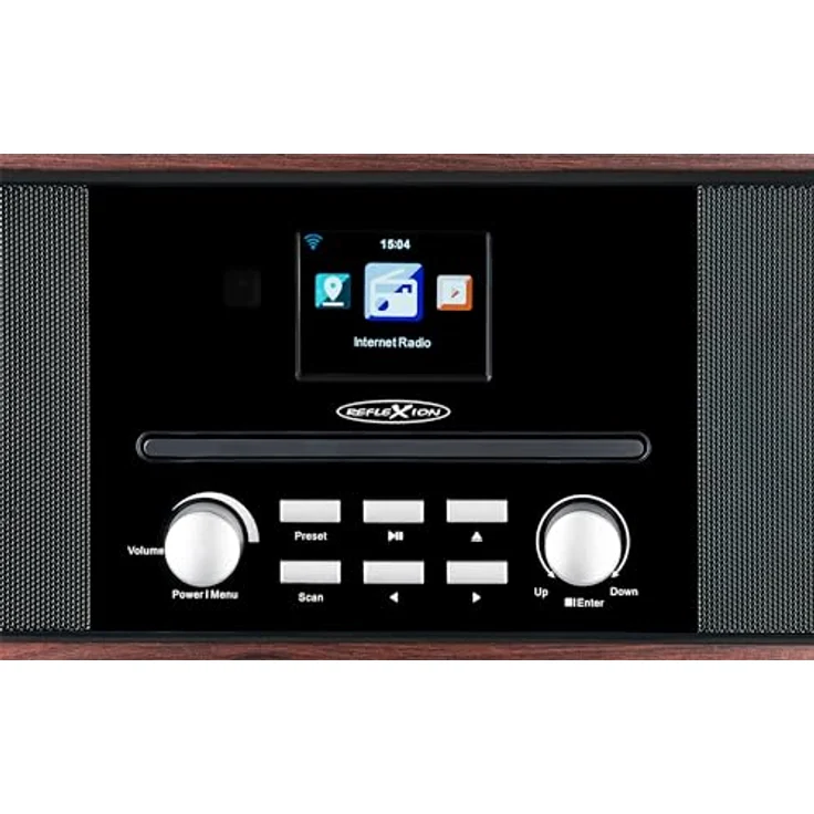 Reflexion HRA19INT DAB- und Internetradio mit CD-Player und Radiowecker (UKW, DAB, DAB+, Bluetooth, AUX-Eingang, Kopfhöreranschluss, Fernbedienung) – Bild 4