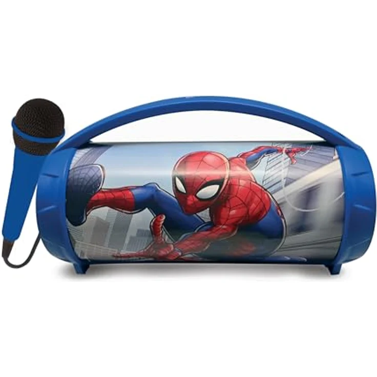 Lexibook Spider-Man Kabelloser Lichtlautsprecher Mikrofon Stereosound Electronic – Bild 2