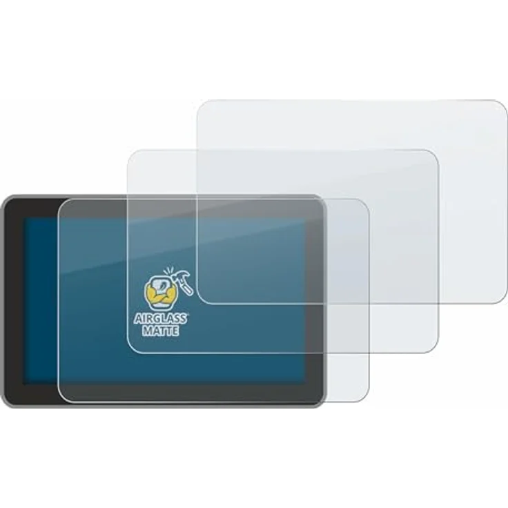 BROTECT Entspiegelungs Schutzglas für Bambu Lab H2C, 3 Stück, extrem kratzfest 9H, matt, Anti-Reflex, Anti-Fingerprint – Bild 2