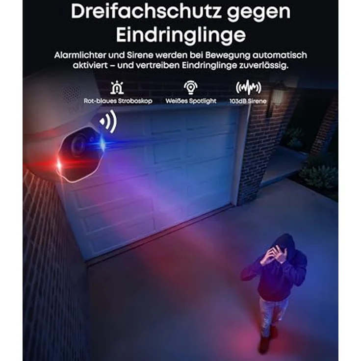 eufy eufyCam Solo, 360° Pan, AI Tracking, Ultra HD 4K, Wireless, Outdoor Sicherheitskamera mit lokalem Speicher, ohne Abo-Kosten – Bild 5