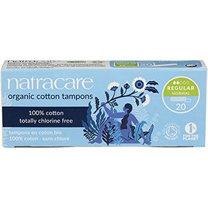 Bild für Natracare Organic Non Applicator Tampons Regular 20 Per Pack
