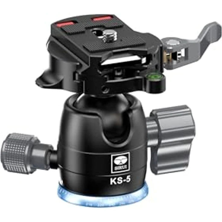 SIRUI KS-5 Kugelkopf für Stativ, 360° Panorama, Aluminium, 29 mm, Max. Belastbarkeit 10 kg – Bild 4