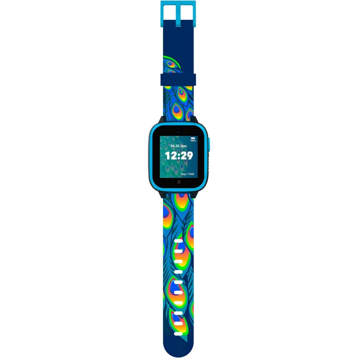 Xplora Smartwatch-Armband XGO3 Strap, Dornverschluss, Blue Peacock