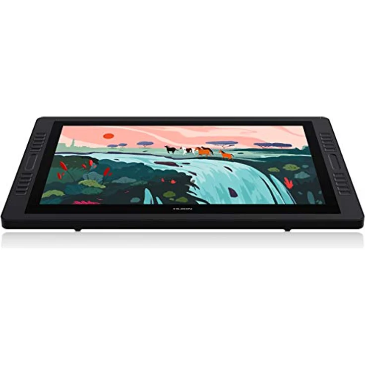 HUION Kamvas Pro 13 Grafiktablett mit Display, 13,3 Zoll HD Pen Batterieloser Stift PW507, 4 Drucktasten+1 Touch-Leiste, Schwarz – Bild 7