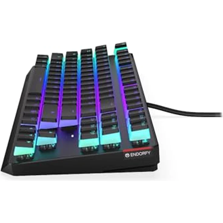 ENDORFY Thock TKL Pudding Red, Mechanische TKL-Tastatur mit konfigurierbarer RGB-Hintergrundbeleuchtung und langlebigen Kailh Red-Schaltern, EY5A006 – Bild 4