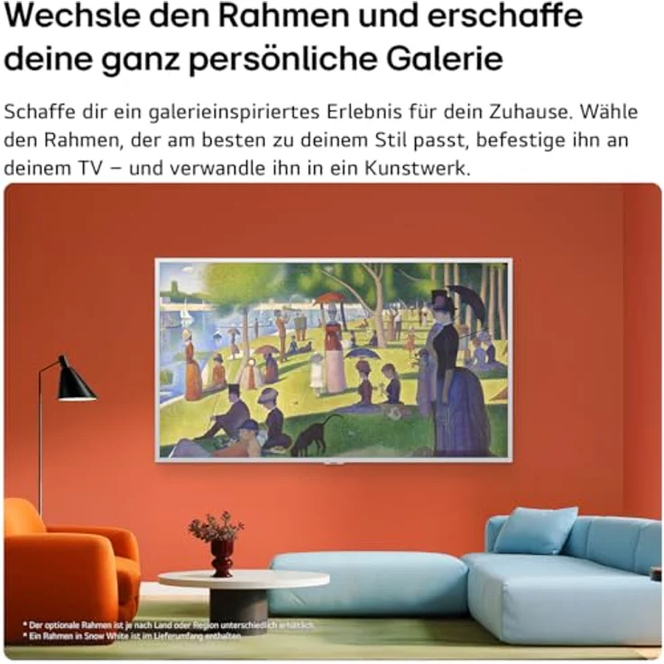 LG Gallery TV AI Mini LED 55LX7B6LA, 55 Zoll 4K UHD Fernseher mit Dynamic QNED Colour, α7 Gen9 4KI-Prozessor und KI Sound Pro – Bild 3