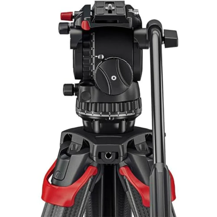 Sachtler FSB 8 MkII Fluidhead (S2069-0001), Kamera-Zubehör mit 12kg Traglast, klassische Halbkugel, PrismBubble – Bild 3