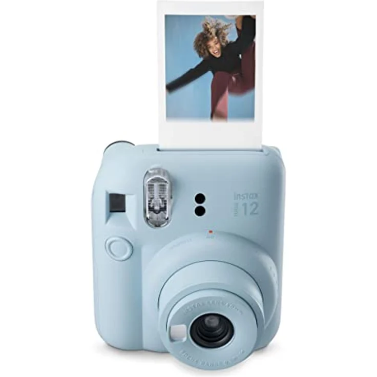 Fujifilm instax Mini 12, Sofortbildkamera mit 40 Aufnahmen, Pastellblau, automatische Belichtungssteuerung und integrierter Selfie-Spiegel – Bild 5