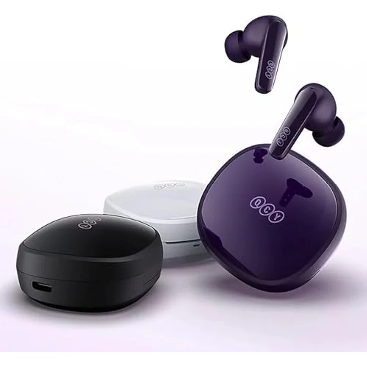 QCY TWS T13x (purple) Wireless Earphones mit ANC, bis zu 8 Stunden Akkulaufzeit, kabellos - Violett – Bild 9