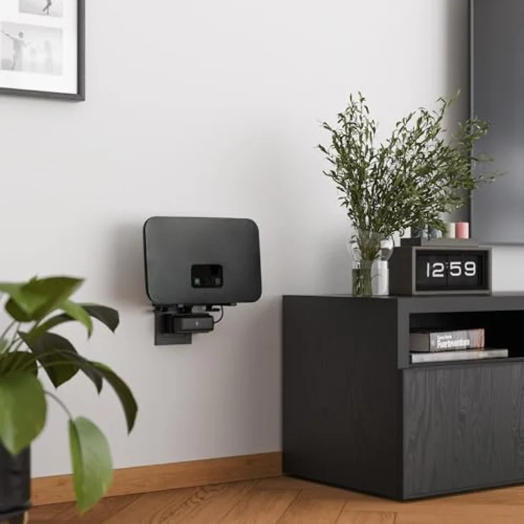Mobilefox Wandhalterung Steckdosenhalterung für Telekom Speedport Smart 4 | 4 Plus | 4R Router, WLAN Halterung mit Kabelmanagement und einfacher Installation ohne Bohren – Bild 5