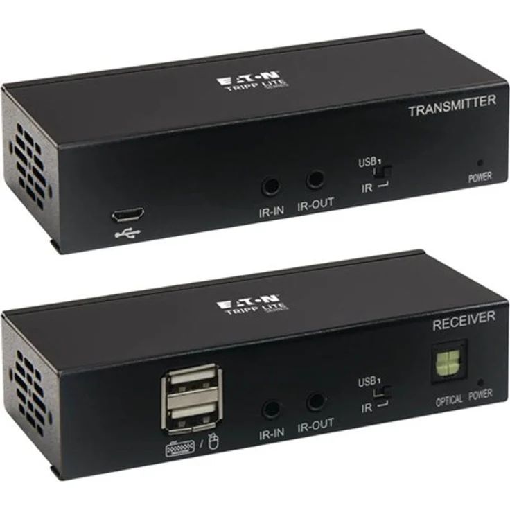 Eaton USB C zu HDMI über Cat6 Extender Kit mit KVM Unterstützung, 4K 60Hz, bis zu 70 m, TAA-konform