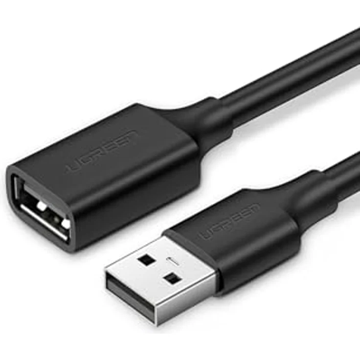 UGREEN USB 2.0 Verlängerungskabel, 5 Meter, schnelle Datenübertragung, schwarz – Bild 2