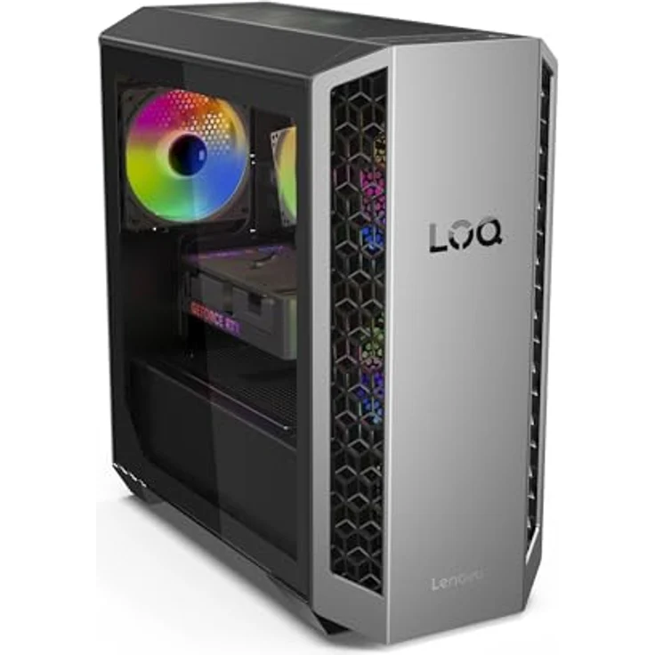 Lenovo LOQ Tower 26ADR10, Grau, Desktop-PC mit AMD Ryzen 7 8745HX, 32 GB RAM, 1 TB M.2 SSD und NVIDIA GeForce RTX 5060 – Bild 4