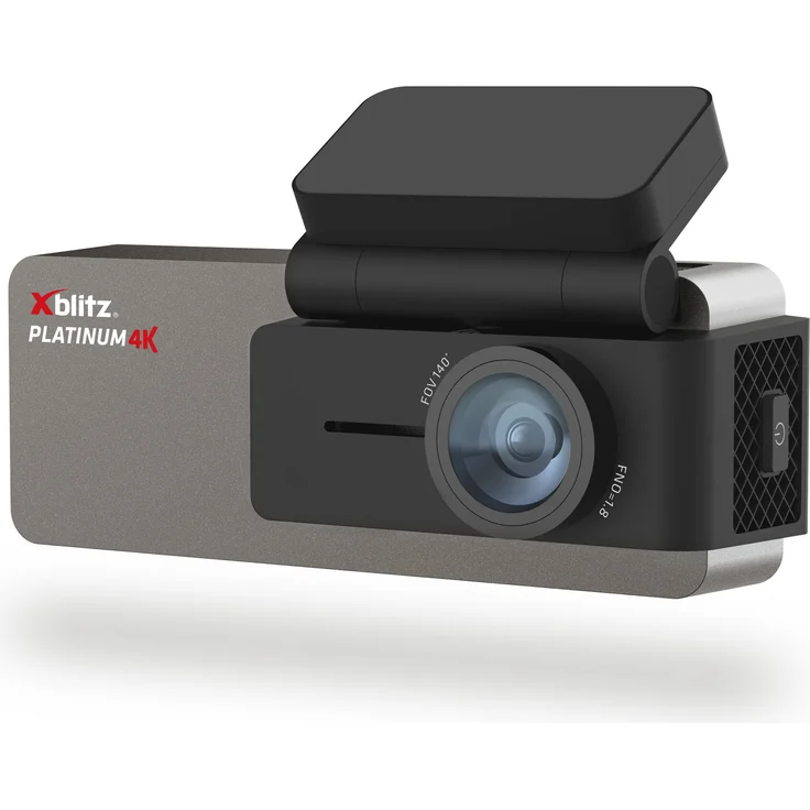 Xblitz Platinum 4K Dashcam, mit Rückfahrkamera und Wi-Fi-Funktion, 140° Sichtfeld, G-Sensor, USB-C