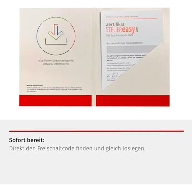 Wolters Kluwer Steuertipps GmbH STEUEReasy 2025 für das Steuerjahr 2024 (Aktivierungscode per Post) - Maximale Steuererstattung, einfache Handhabung, sicher per ELSTER - Privatlizenz 1 Nutzer, max. 3 Installationen, inkl. 1 Einkommensteuererklärung – Bild 2