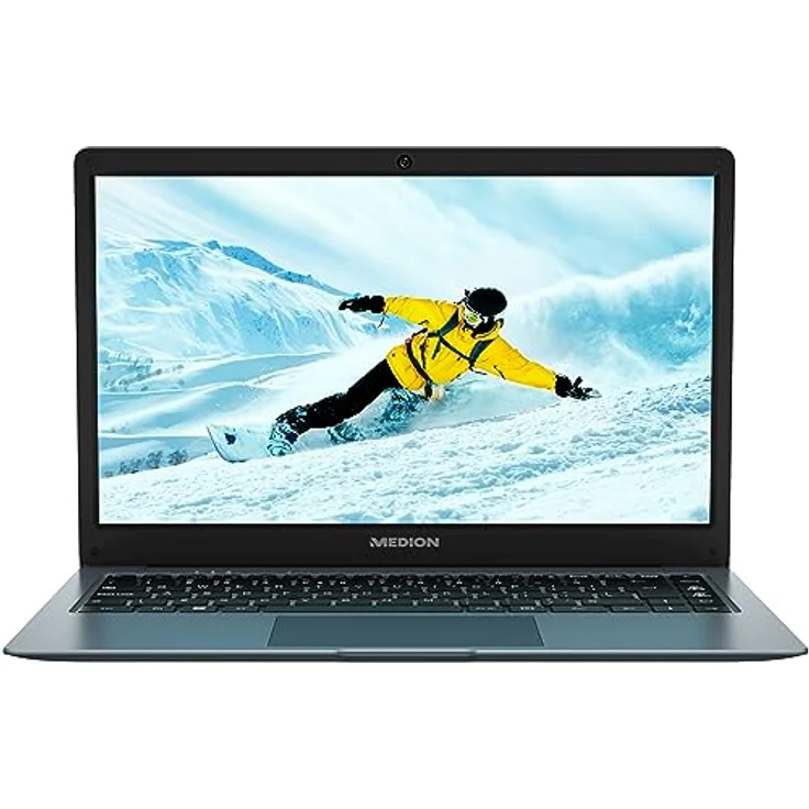 MEDION E14223 35,5 cm (14 Zoll) Full HD Laptop, Intel Celeron N4120, 4GB RAM, 128GB Flash-Speicher, Webcam, Windows 11 Home – Bild 1