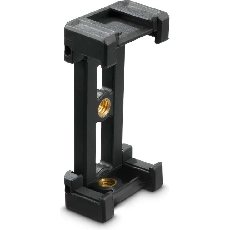 Hama 004502 Handy-Halterung Pro, stabiler Halter für Smartphones, 1/4" Anschluss, schwarz