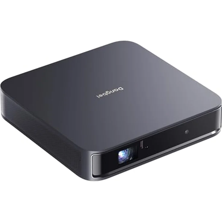 Dangbei Atom Mini Beamer,ALPD-Projektor 1200 ISO Lumen, Google-Assistant-Sprachsteuerung, 1080p, HDR10, HLG, Dolby Audio, nur 1,28 kg, Autofokus, Trapezkorrektur – Bild 1