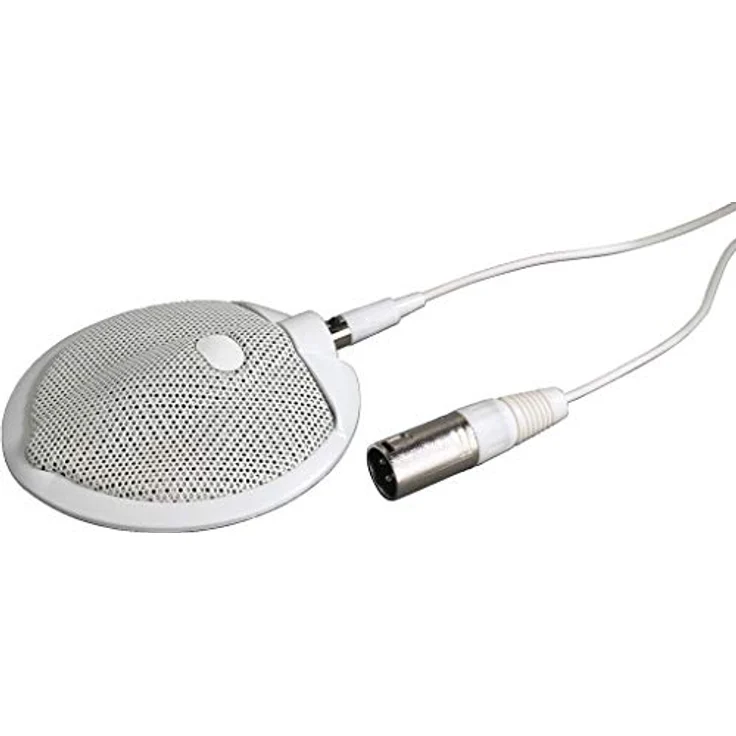 MONACOR ECM-302B-WS Grenzflächenmikrofon, 6-m-Anschlusskabel, weiß – Bild 2
