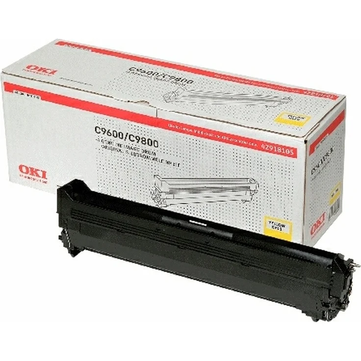 OKI Bildtrommel C9600/9800 Y, Original Oki 42918105, ca. 30K Seiten, gelb – Bild 1