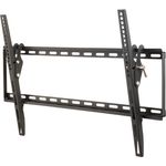 Vivanco TILT L TV-Wandhalterung, 85 Zoll, neigbar, einfach zu installieren, flach, Schwarz