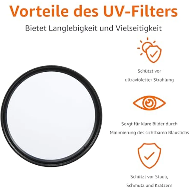AmazonBasics UV-Sperrfilter - 55mm – Bild 2