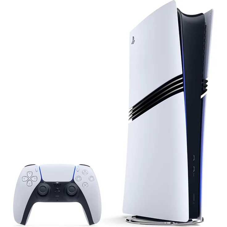 Sony PlayStation 5 Pro Digital Edition 2TB SSD Weiß/Schwarz, HDMI, WLAN ax/be, USB-C, 2024 Konsole