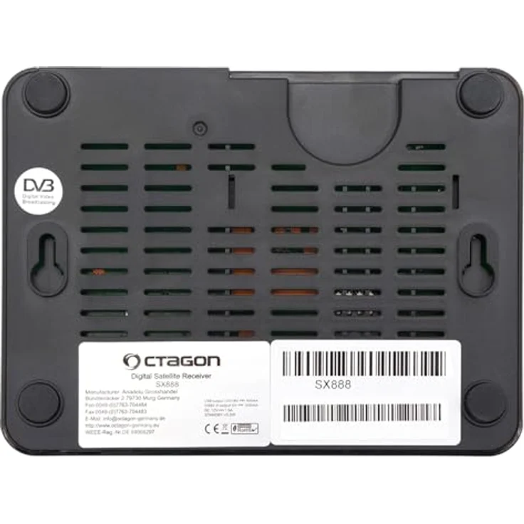 OCTAGON SX888 SE V2, H.265 HD IP HDTV Receiver mit DLNA, 256MB RAM, HDMI CEC Support, firmware aktiverbar – Bild 5