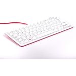 Offizielle Raspberry Pi Tastatur – UK-Version (rot/weiß)