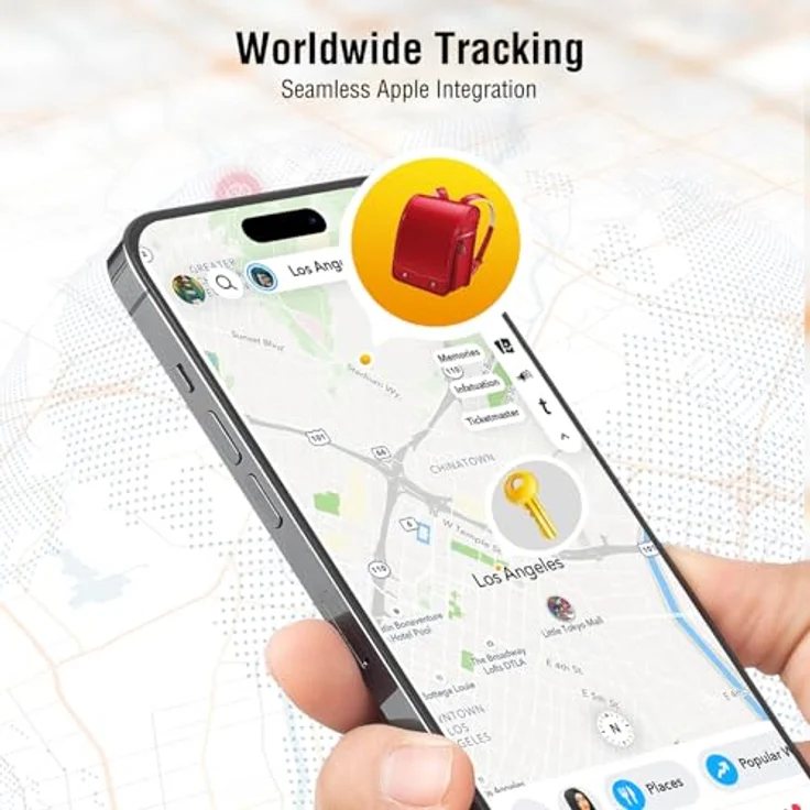 4smarts SkyTag Plus, Tracker mit IP65 Schutz, Bluetooth 5.3, 4er Set, Weiss – Bild 3