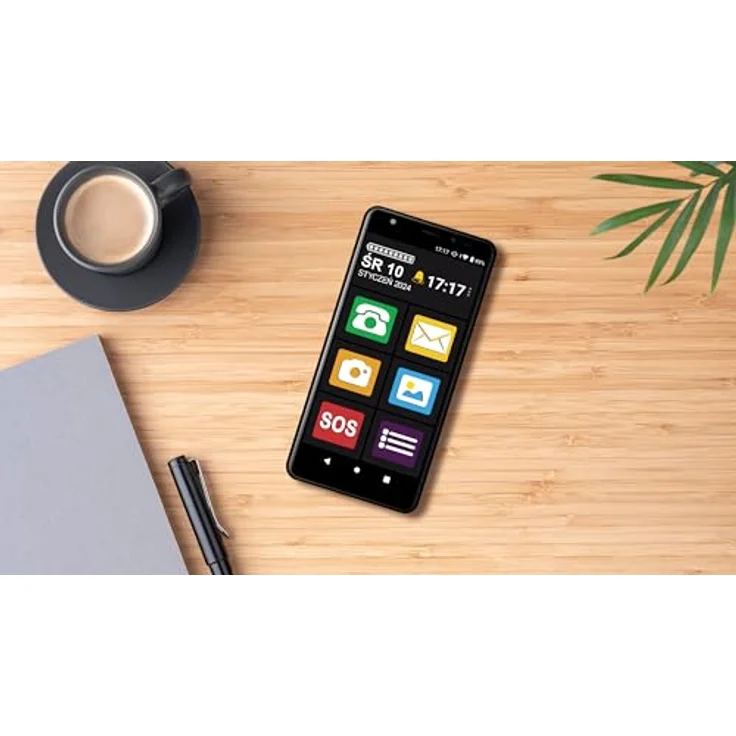 Maxcom Smartfon MS 554 4G, Smartphone mit 32 GB Speicher, Dual SIM, 5-MP-Kamera, 5G, Schwarz – Bild 5