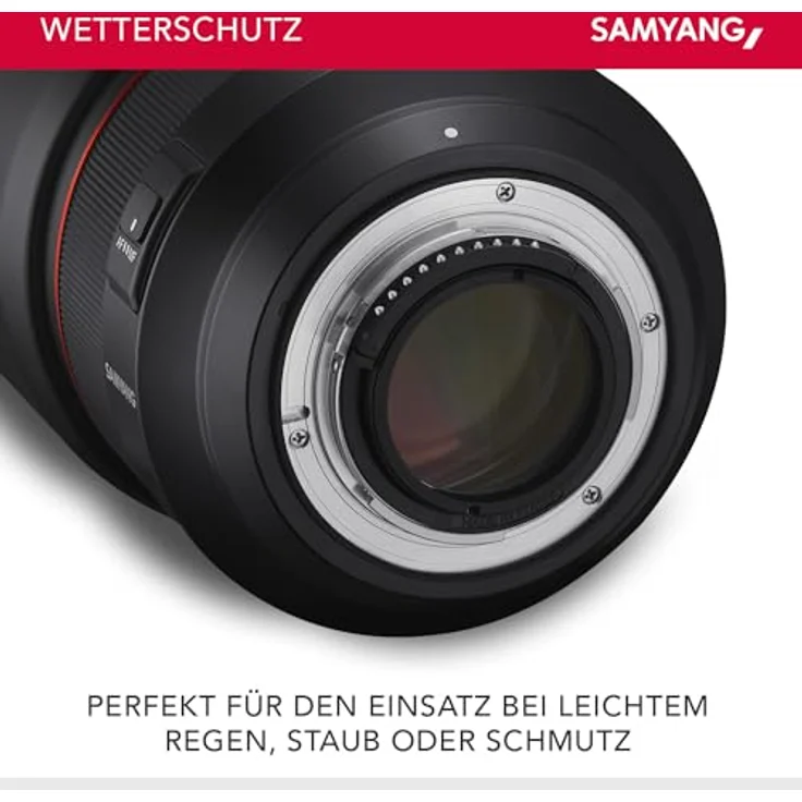 Samyang AF 85mm F1.4 F für Nikon F - 85mm Festbrennweite Autofokus Vollformat Objektiv für Nikon Spiegellose und Spiegelreflex DSLR Vollformat und APS-C Kameras mit Nikon F Mount, 77mm Filtergewinde – Bild 4