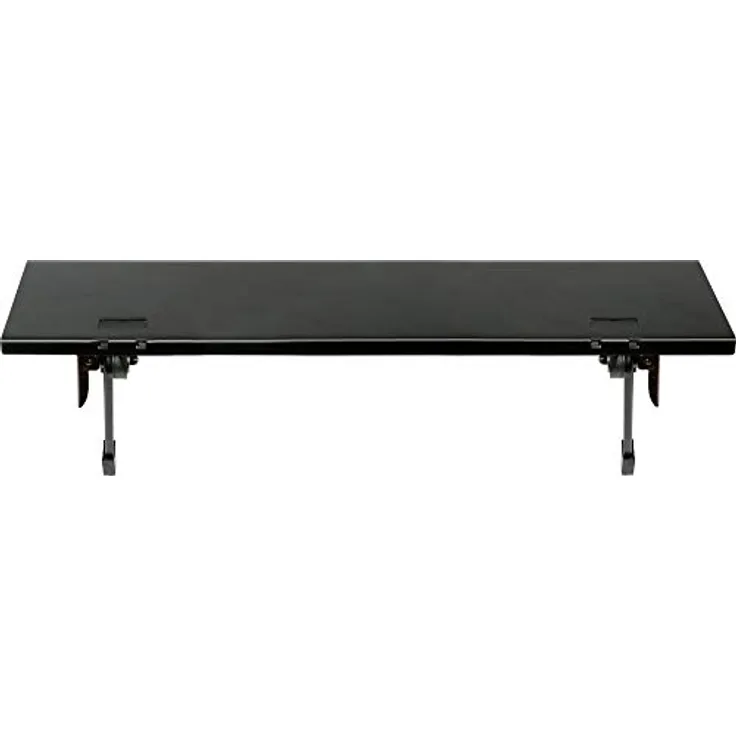 SCHWAIGER 661804 TV-Regal Monitorständer Bildschirmregal Multimedia-Ablage TV-Topper Halterung Fernseher Lautsprecher-Halter Recieverhalterung 18 Zoll