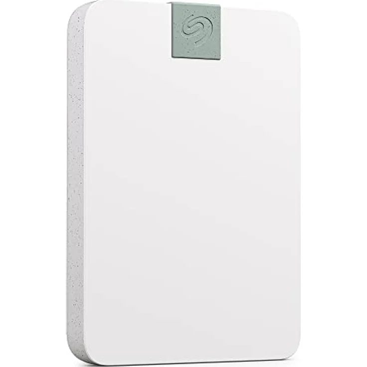 Seagate Ultra Touch HDD, 2 TB, External HDD, Cloud White, Post-Consumer Recycled material, USB-C compatibility with PC, Mac & Chromebook, Dropbox and Mylio included (STMA2000400) – Bild 1