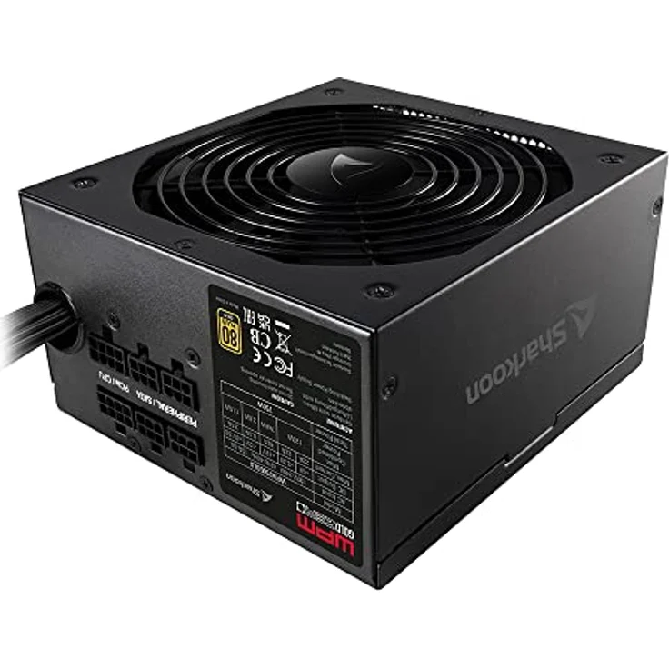 Sharkoon WPM Gold Zero 750W, 80 Plus Gold, Semimodular – Bild 2