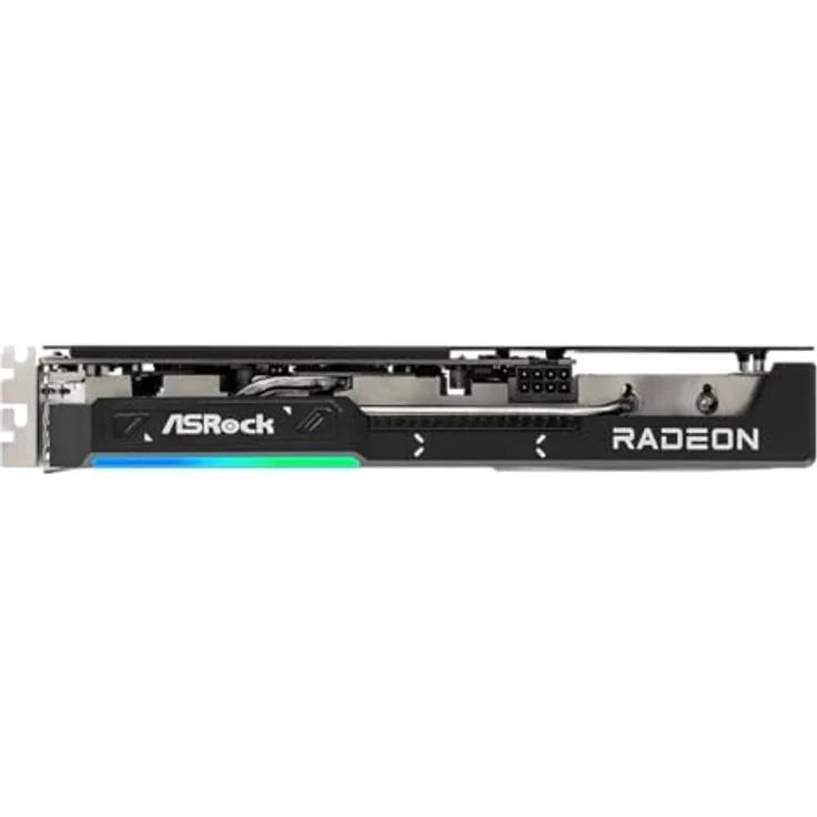 Asrock Radeon RX 9060 XT 8GB Challenger OC Grafikkarte - 8GB GDDR6, 3320MHz Boost, 2x HDMI, 2x DisplayPort 2.1a – Bild 3