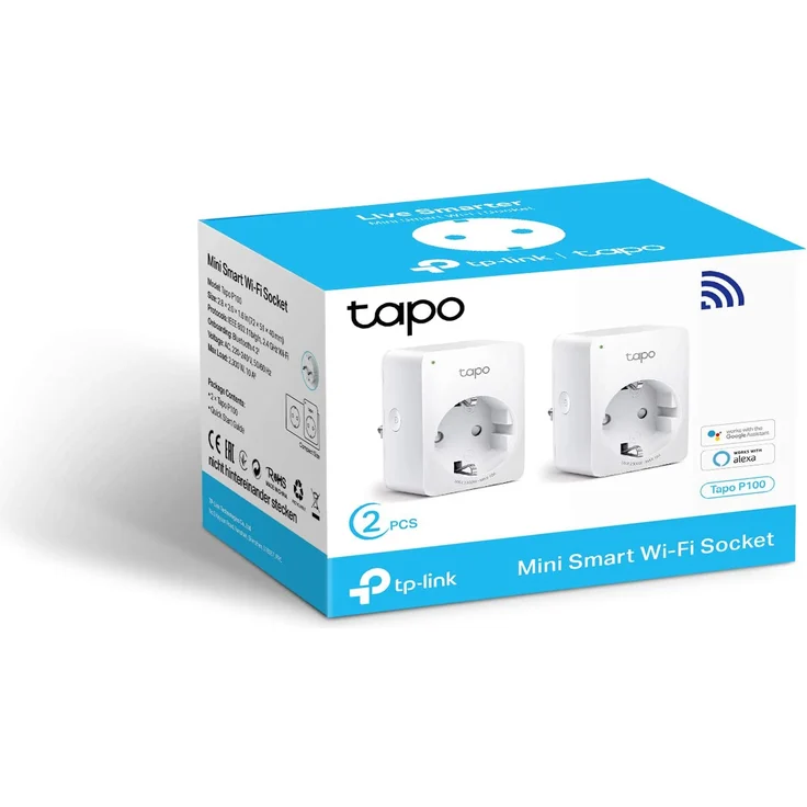 TP-Link Tapo P100 WLAN Smart Steckdose, 2er Pack, Smart Home WiFi Steckdose, funktioniert mit Amazon Alexa, Google Home, Tapo App, Sprachsteuerung, Fernzugriff, kein Hub notwendig, weiß – Bild 9
