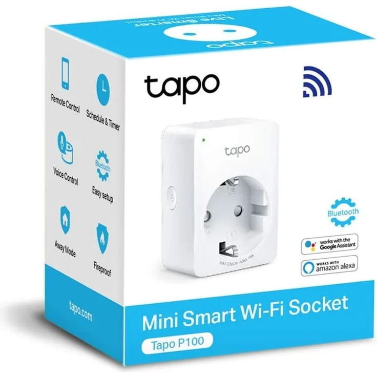 TP-Link Tapo P100 WLAN Smart Steckdose, Smart Home WiFi Steckdose, funktioniert mit Amazon Alexa, Google Home, Tapo App, Sprachsteuerung, Fernzugriff, kein Hub notwendig, weiß – Bild 8