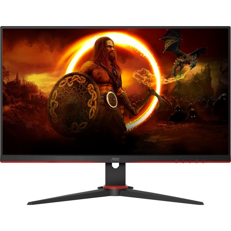 AOC 24G2ZE-BK - 24 Zoll, Full HD (1920 x 1080 Pixel), TN-Panel, 240Hz, 0,5ms, 350cd-m² (24G2ZE-BK) – Bild 8
