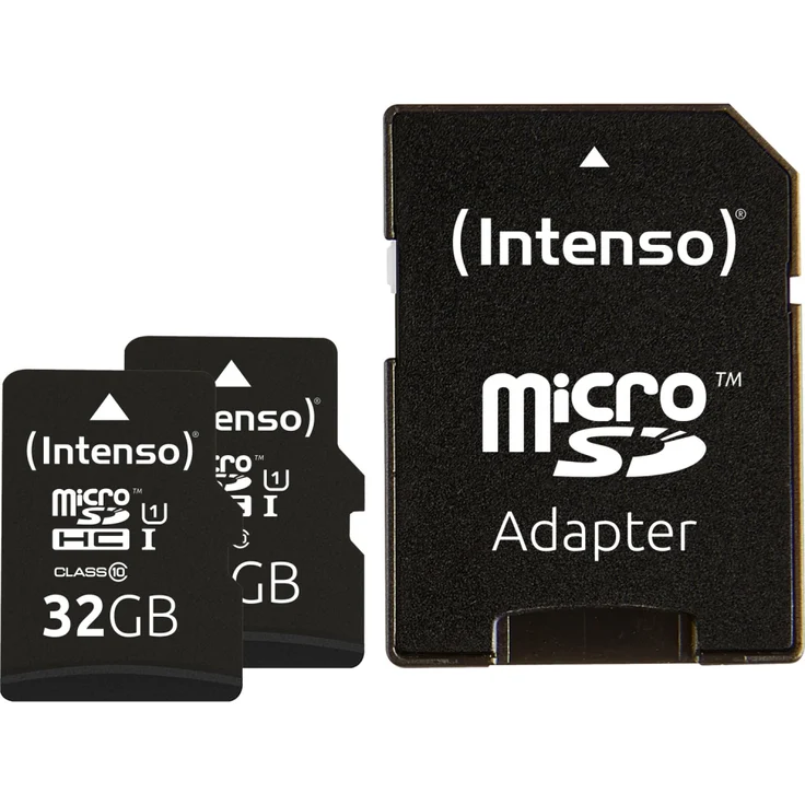 Intenso Doppelpack microSDHC 32GB UHS-I Premium – Bild 1