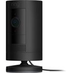 Ring Indoor Cam, kompakte WLAN Plug-in-HD-Überwachungskamera Innen mit Gegensprechfunktion, funktioniert mit Alexa, schwarz (8SN1S9-BEU0)