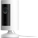 Ring Indoor Cam, kompakte WLAN Plug-in-HD-Überwachungskamera Innen mit Gegensprechfunktion, funktioniert mit Alexa, weiß