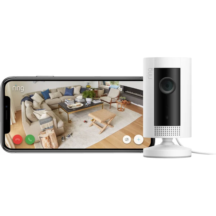 Ring Indoor Cam, kompakte WLAN Plug-in-HD-Überwachungskamera Innen mit Gegensprechfunktion, funktioniert mit Alexa, weiß – Bild 8