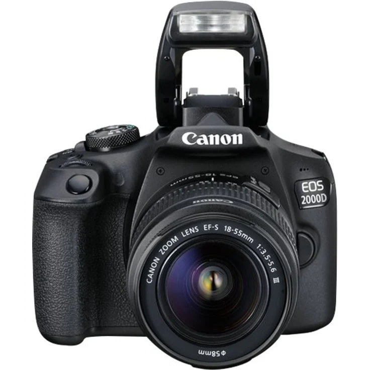 Canon EOS 2000D Spiegelreflexkamera mit dem Objektiv EF-S 18-55 is III Kit – Bild 6