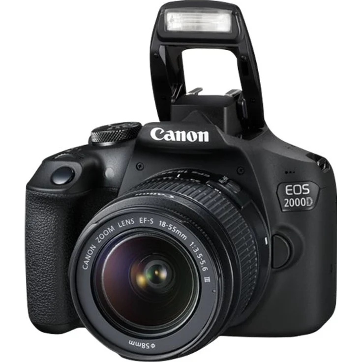 Canon EOS 2000D Spiegelreflexkamera mit dem Objektiv EF-S 18-55 is III Kit – Bild 8