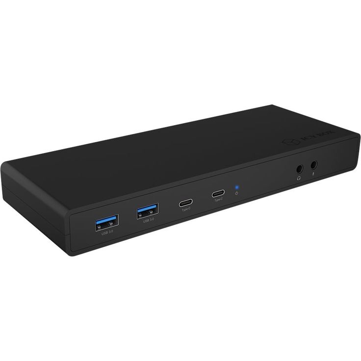 ICY BOX USB Docking Station für 2 Monitore an USB-C & USB, 2X HDMI, 2X DisplayPort, 6X USB 3.0, Power Delivery, LAN, Audio – Bild 9