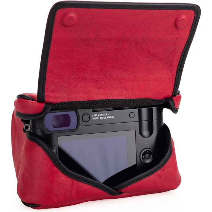 Leica Ettas Pouch coated canvas rot