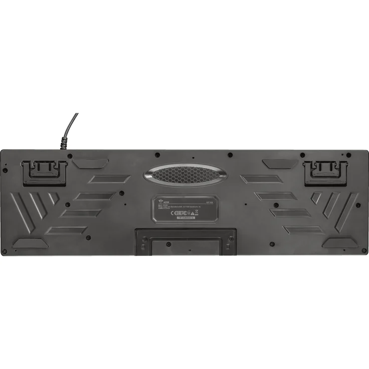 Trust GXT 835 Azor - Tastatur - hintergrundbeleuchtet - USB - QWERTZ - Deutsch (23821) – Bild 7
