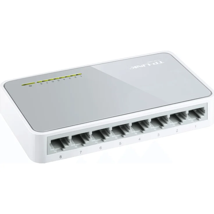 TP-Link TL-SF1008D 8-Port Desktop Switch RJ45 mit 2 SFP Slots, 10/100MBit – Bild 4