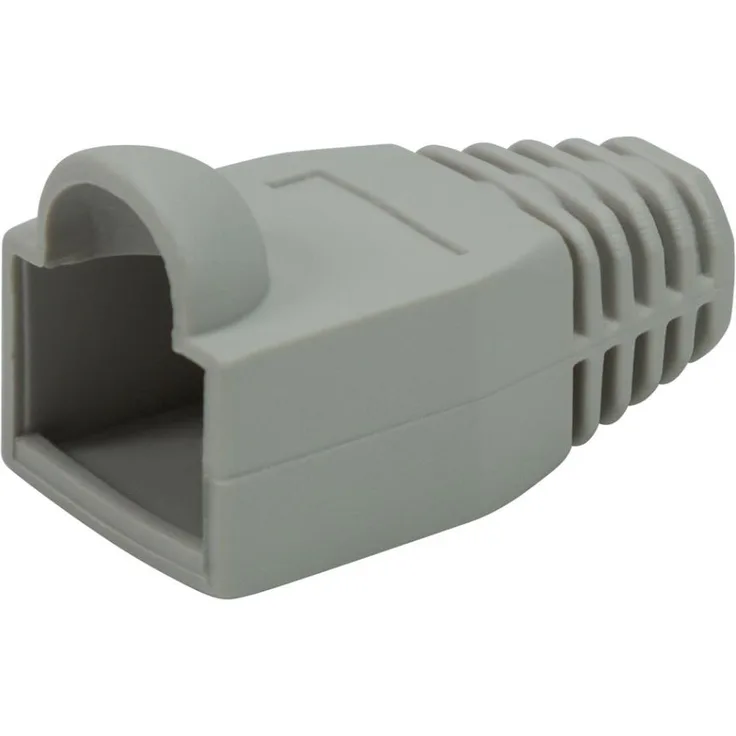 Logilink Modular RJ45 Plug Kabelschuh 6.5 mm rot 50 Stück (MP0068)